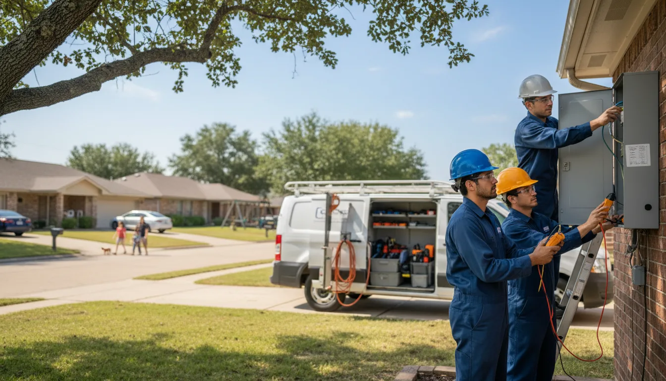 Certified electrician providing emergency electrical services in Mount Ayr, IA